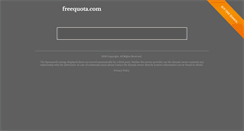 Desktop Screenshot of freequota.com